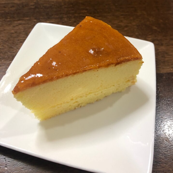 生地から作る本格チーズケーキ